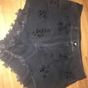 Size 26 ONE TEASPOON high waisted shorts